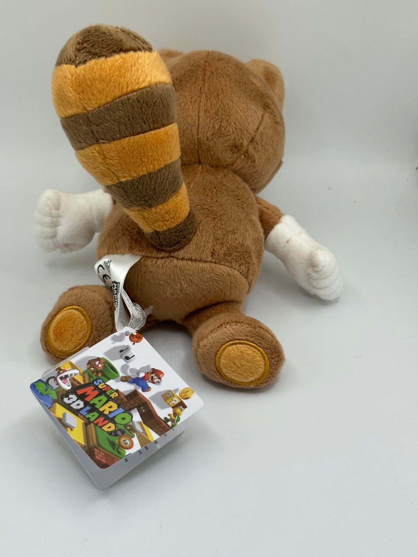 Super Mario Official Mario Tanooki Plush 22cm