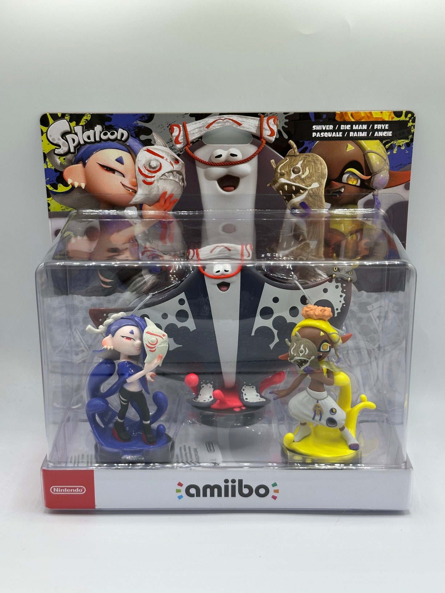 amiibo Splatoon Triple Pack Shiver + Big Man + Frye