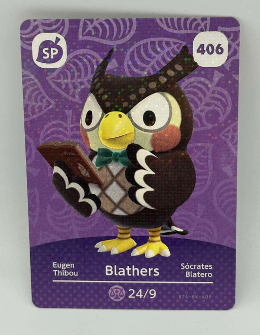 406 Blathers Animal Crossing amiino Card Series 5