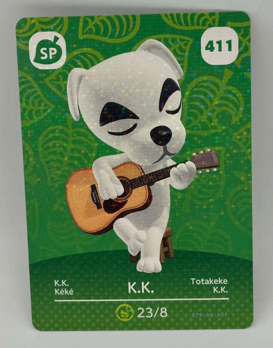 411 K.K. Animal Crossing Series 5 amiibo Card