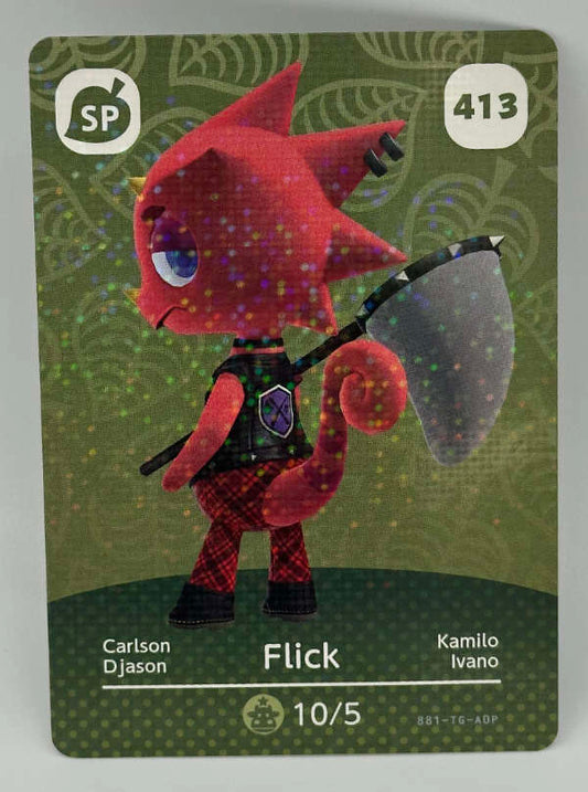 413 Flick Animal Crossing Series 5 amiibo Card