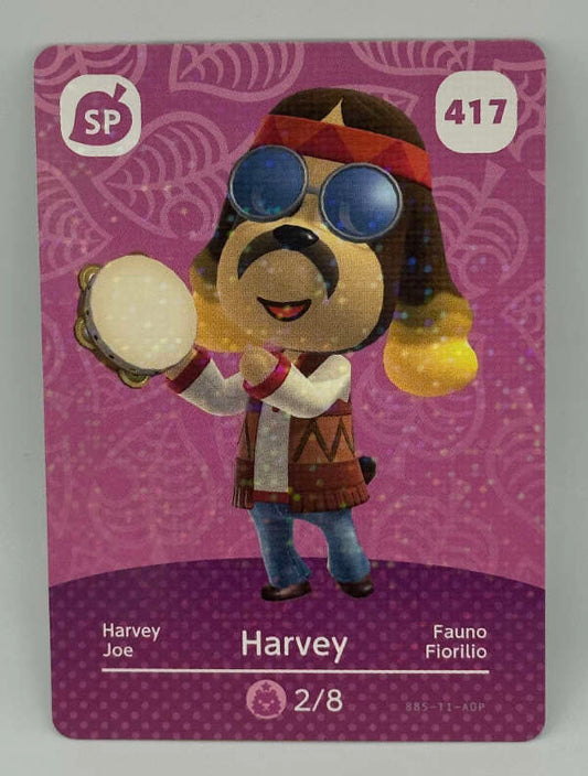 417 Harvey Animal Crossing Series 5 amiibo Card