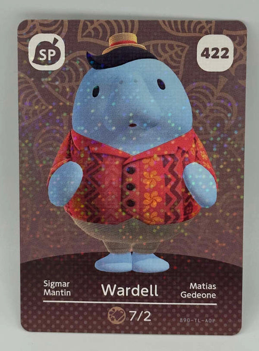 422 Wardell Animal Crossing Series 5 amiibo Card