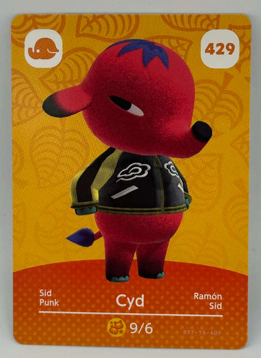 429 Cyd Animal Crossing Series 5 amiibo Card