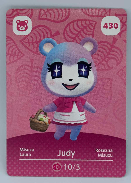 430 Judy Animal Crossing Series 5 amiibo Card