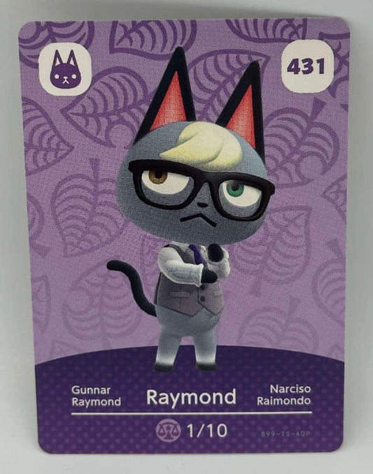431 Raymond Animal Crossing Series 5 amiibo Card