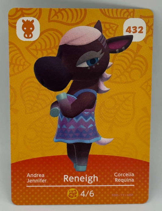 432 Reneigh Animal Crossing Series 5 amiibo Card