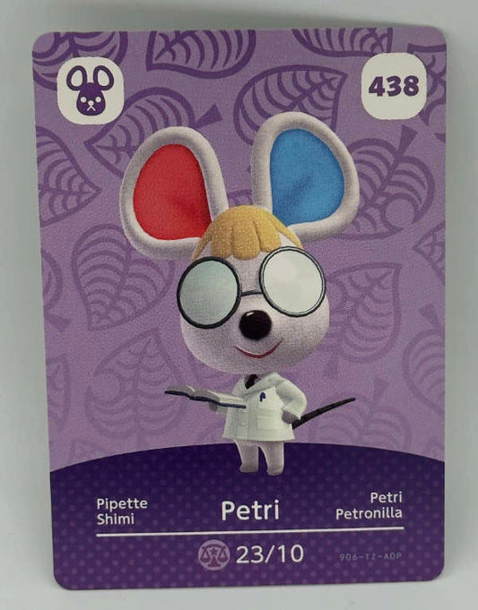 438 Petri Animal Crossing Series 5 amiibo Card