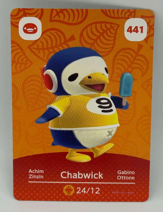 441 Chabwick Animal Crossing Series 5 amiibo Card
