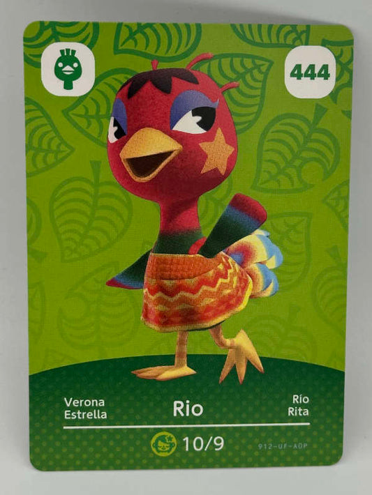 444 Rio Animal Crossing Series 5 amiibo Card