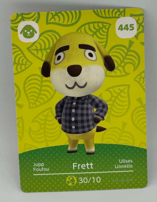 445 Frett Animal Crossing Series 5 amiibo Card