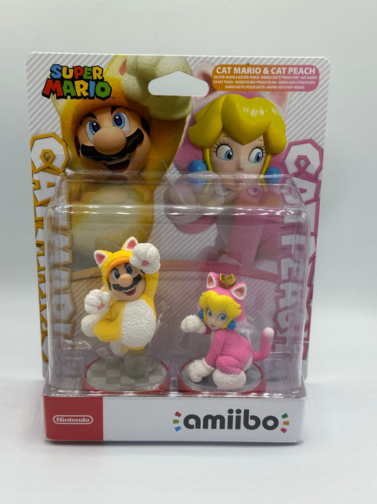 amiibo Cat Mario and Peach Super Mario