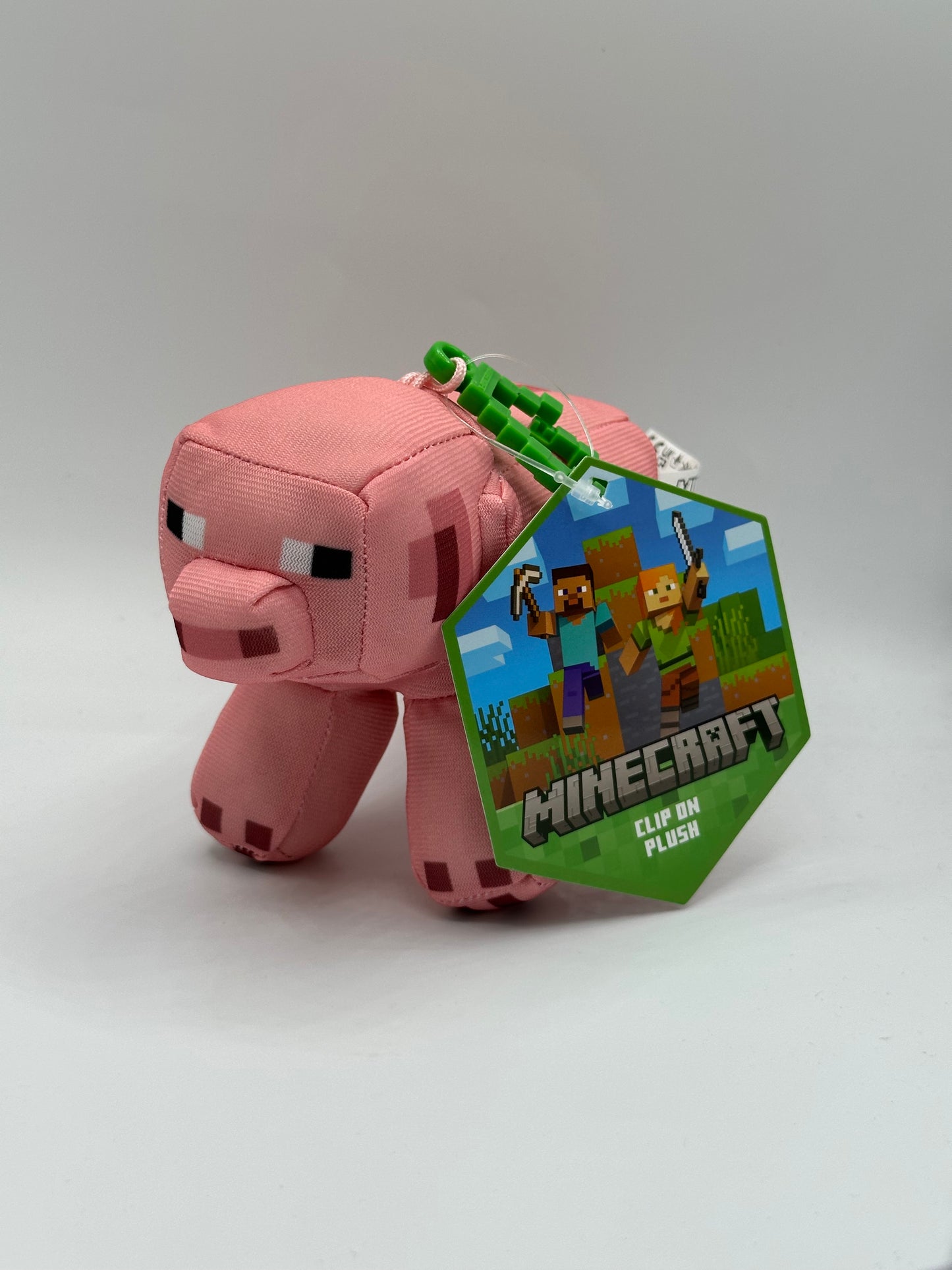 Minecraft 5 Inch Pig Bag Hanger Plush