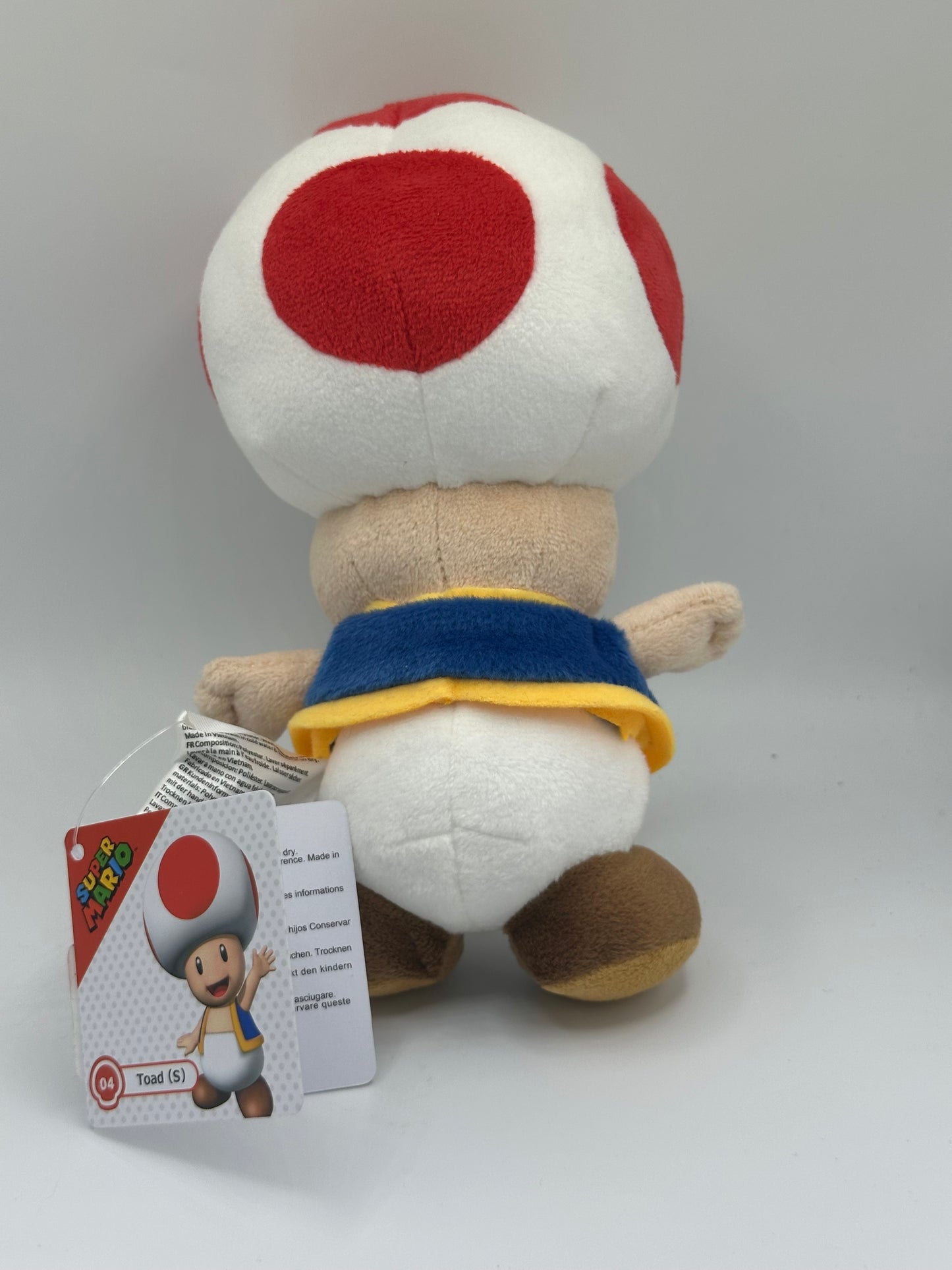 Super Mario Toad Official Plush 20cm