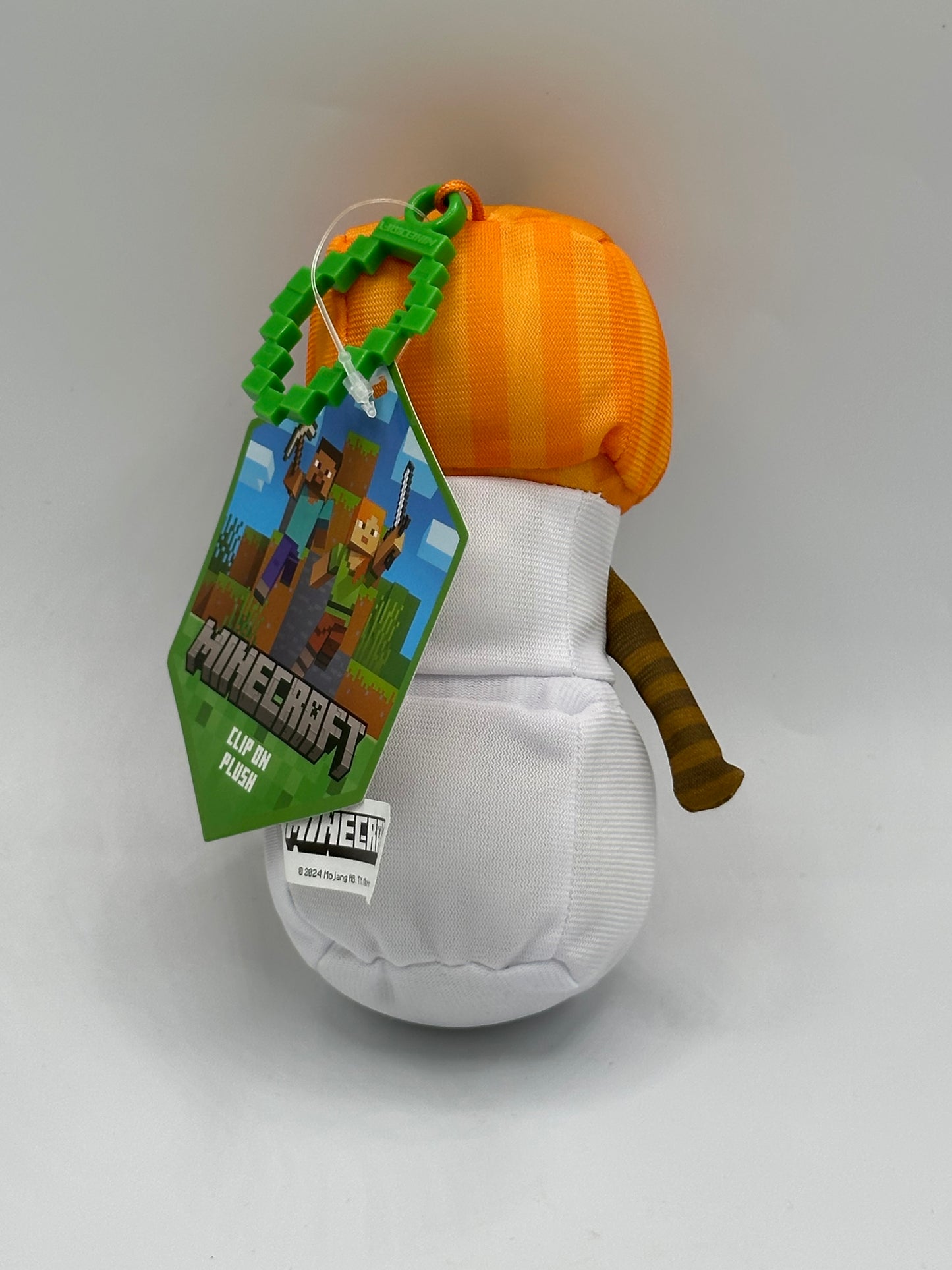 Minecraft 5 Inch Snow Gollem Bag Hanger Plush