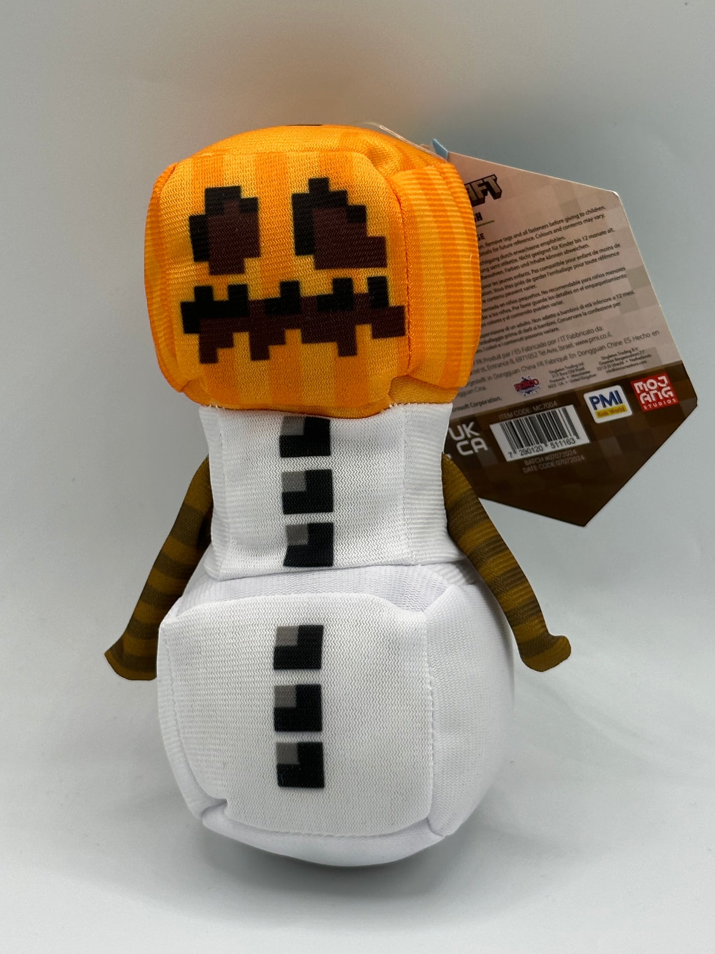 Minecraft 5 Inch Snow Gollem Bag Hanger Plush