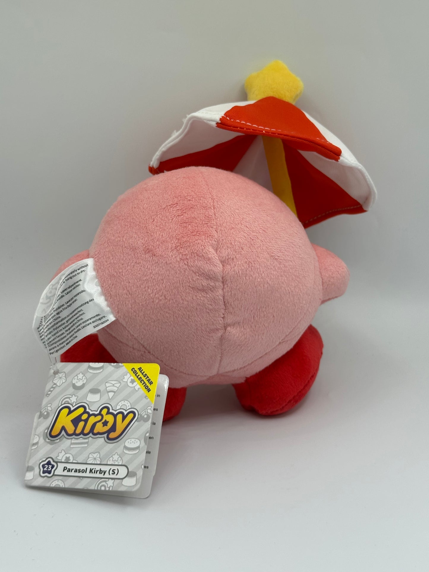 Kirby Umbrella Nintendo Plush ~20cm