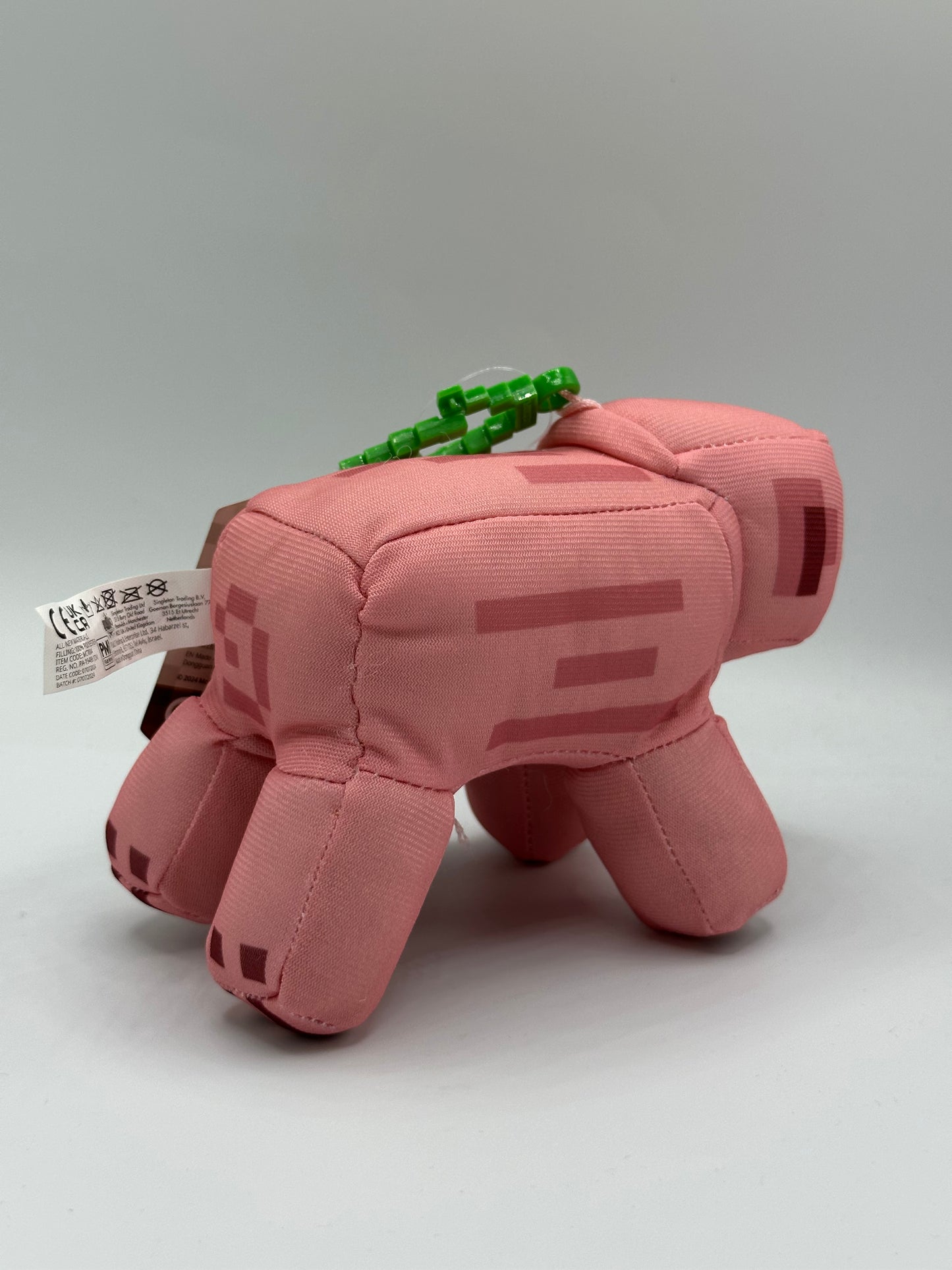 Minecraft 5 Inch Pig Bag Hanger Plush