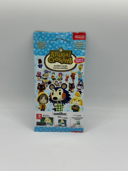 Animal Crossing Series 3 amiibo Card Pack (3 Cards)