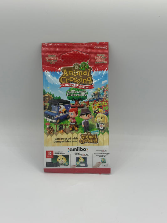 Animal Crossing Welcome amiibo Card Pack (3 Cards)