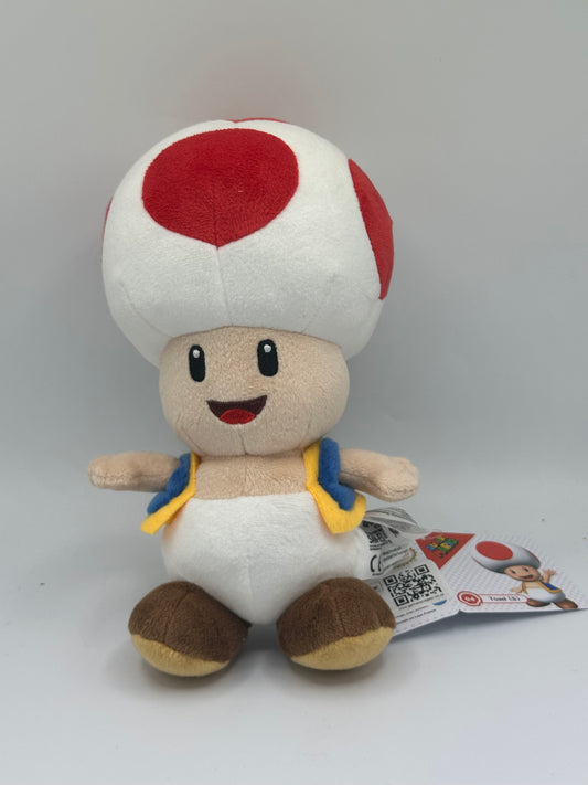 Super Mario Toad Official Plush 20cm
