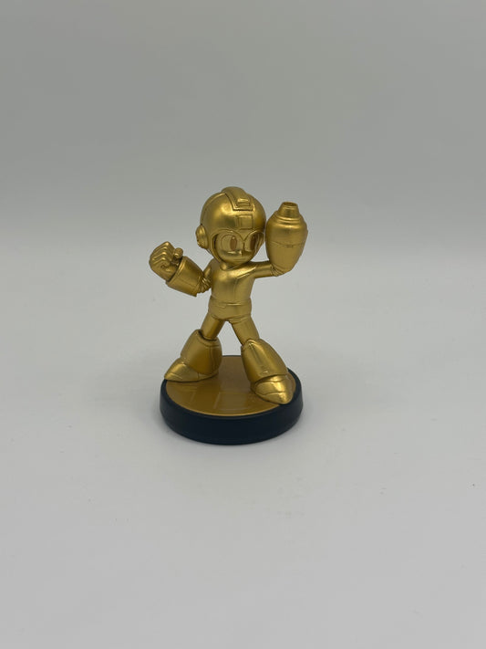 Gold Mega Man Unboxed Amiibo
