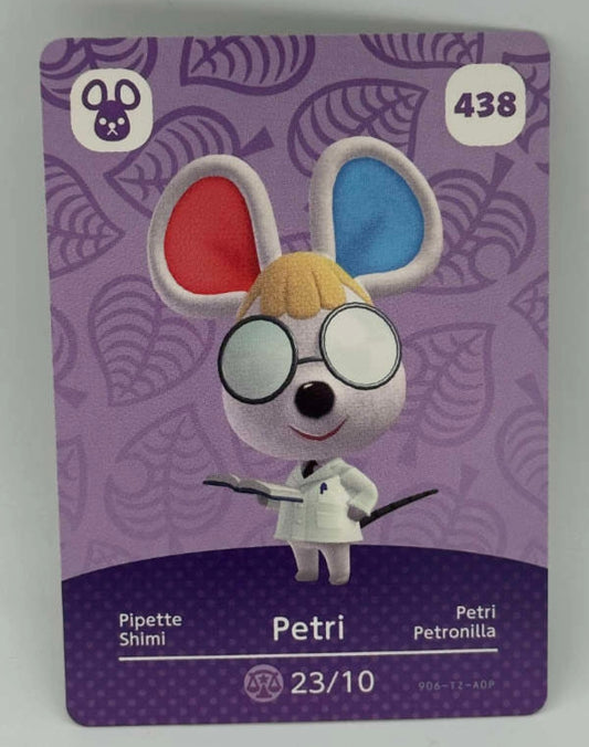 438 Petri Animal Crossing Series 5 amiibo Card