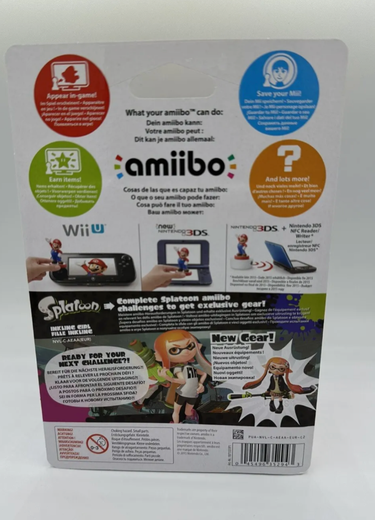 Splatoon Orange Inkling Girl amiibo